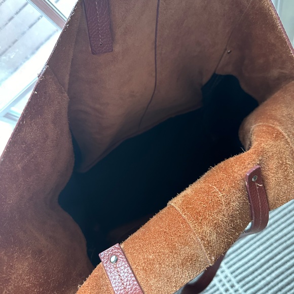 Genuine Leather Brown Tote - Picture 15 of 15